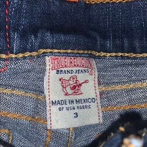 True Religion Toddler bell bottom Jeans